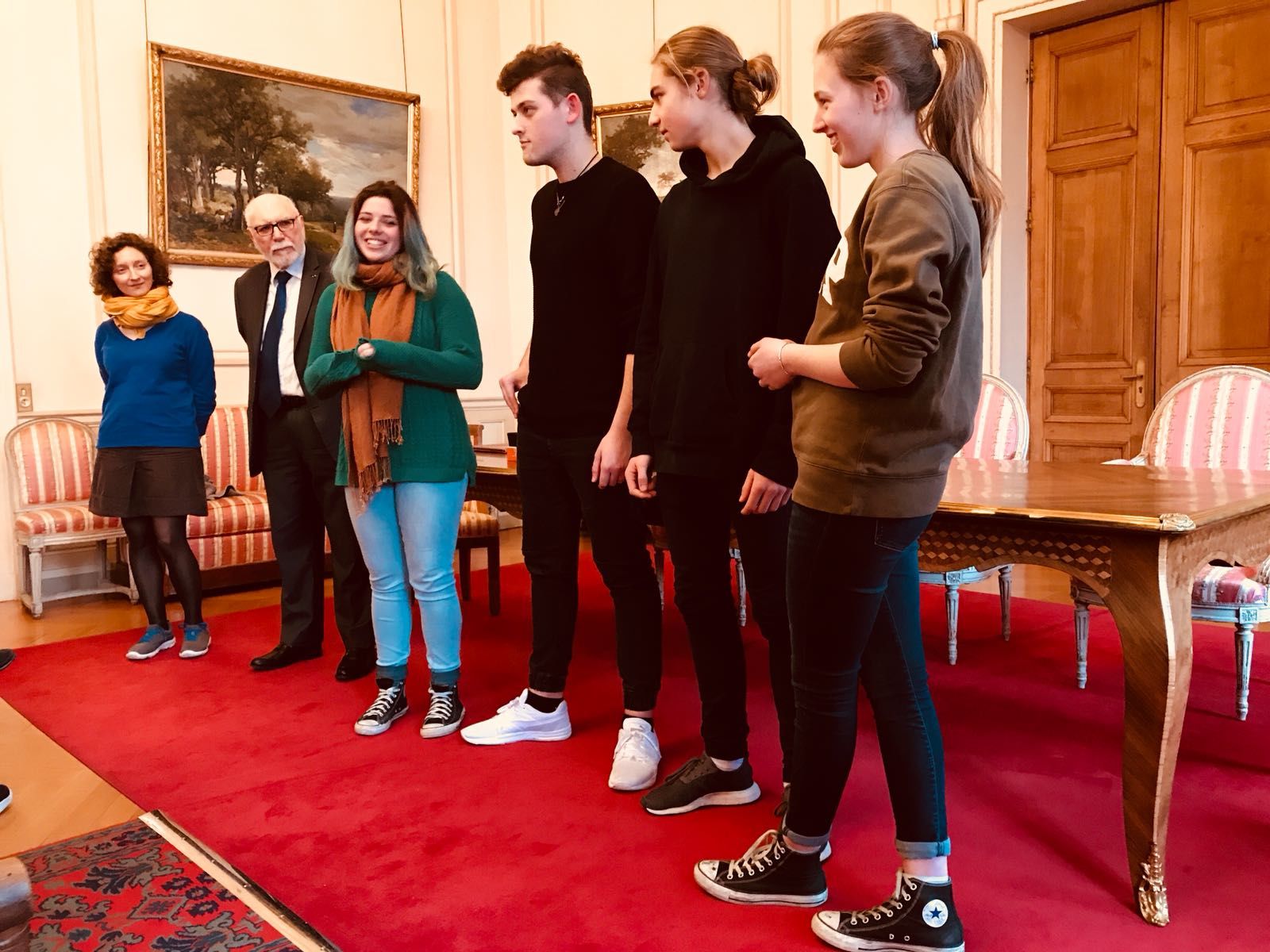 Intervention d’élèves français et allemands pour nous faire partager leur expérience du programme d’échange Intervention d’élèves français et allemands pour nous faire partager leur expérience du programme d’échange